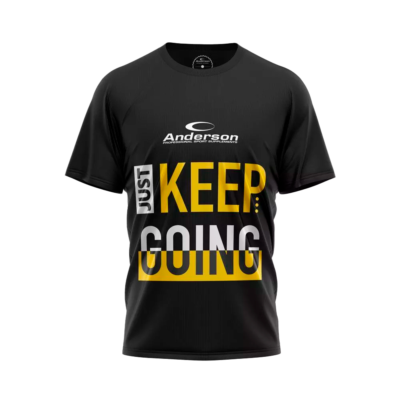 T-shirt Anderson JUST KEEP GOING